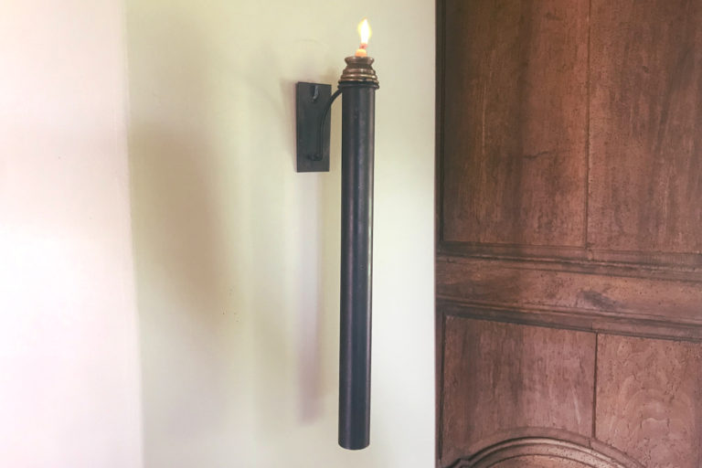 Applique à bougie "tube"