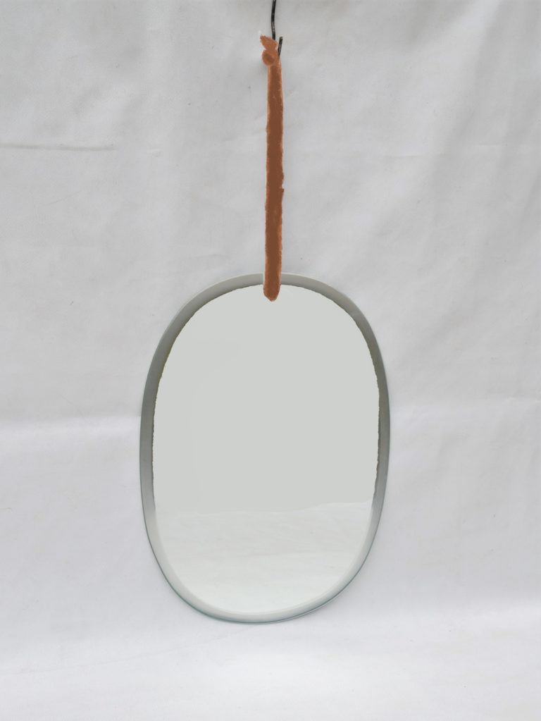 Miroir ovale petit modèle - haut. 18cm
