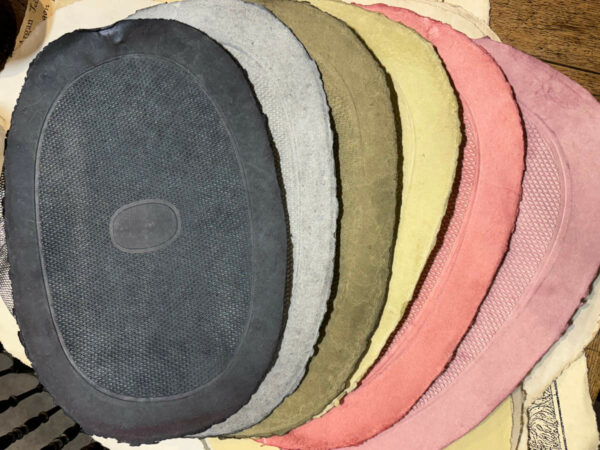 6 sets de table multicolores