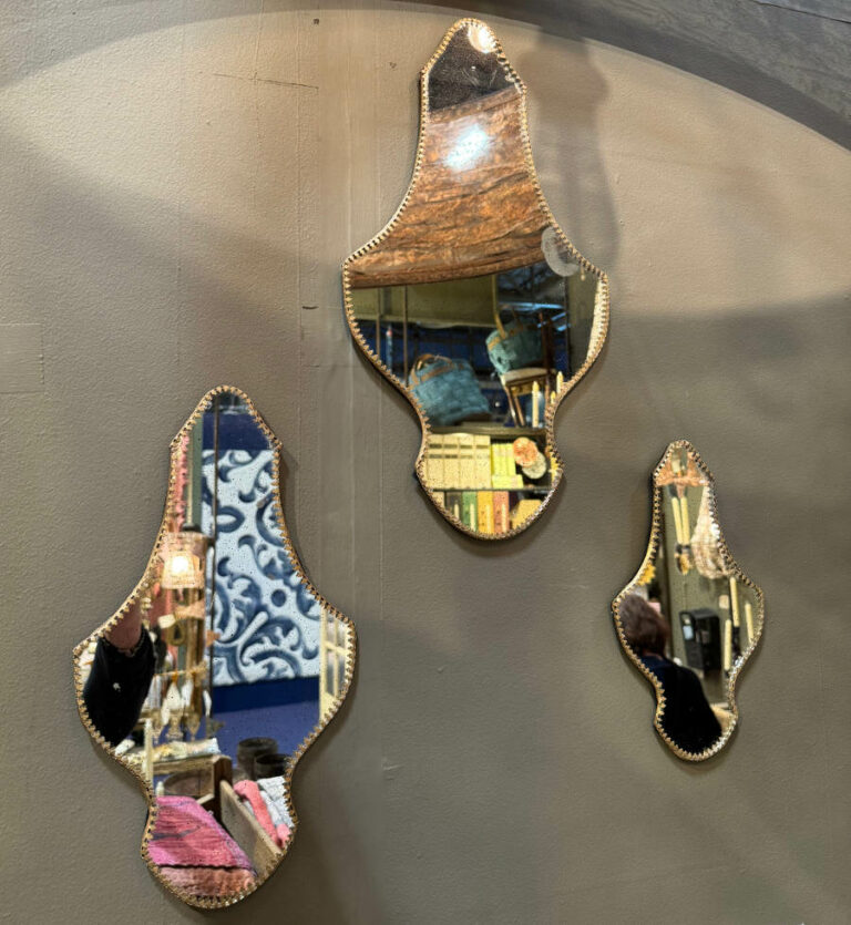 Miroir pampille grand modèle - 45x25cm