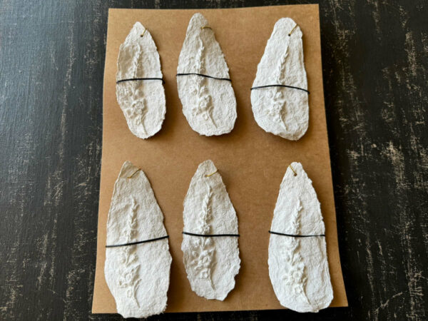 Set of 6 "foliage" ornaments - Image 4