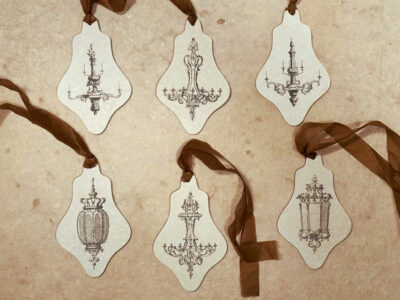 Ensemble de 6 pampilles "Chandeliers"