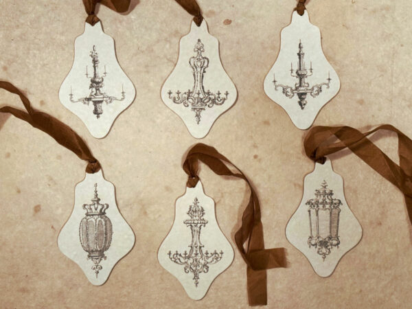 Ensemble de 6 pampilles "Chandeliers"