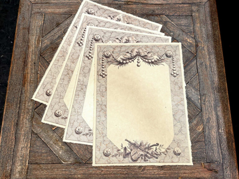 Ensemble de 10 menus "Instruments"