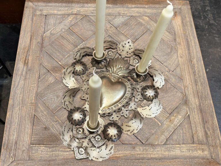 Bougeoir ex-voto 3 feux