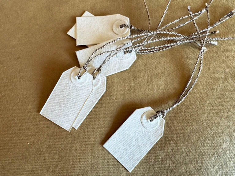 50 étiquettes 5 x 3 cm